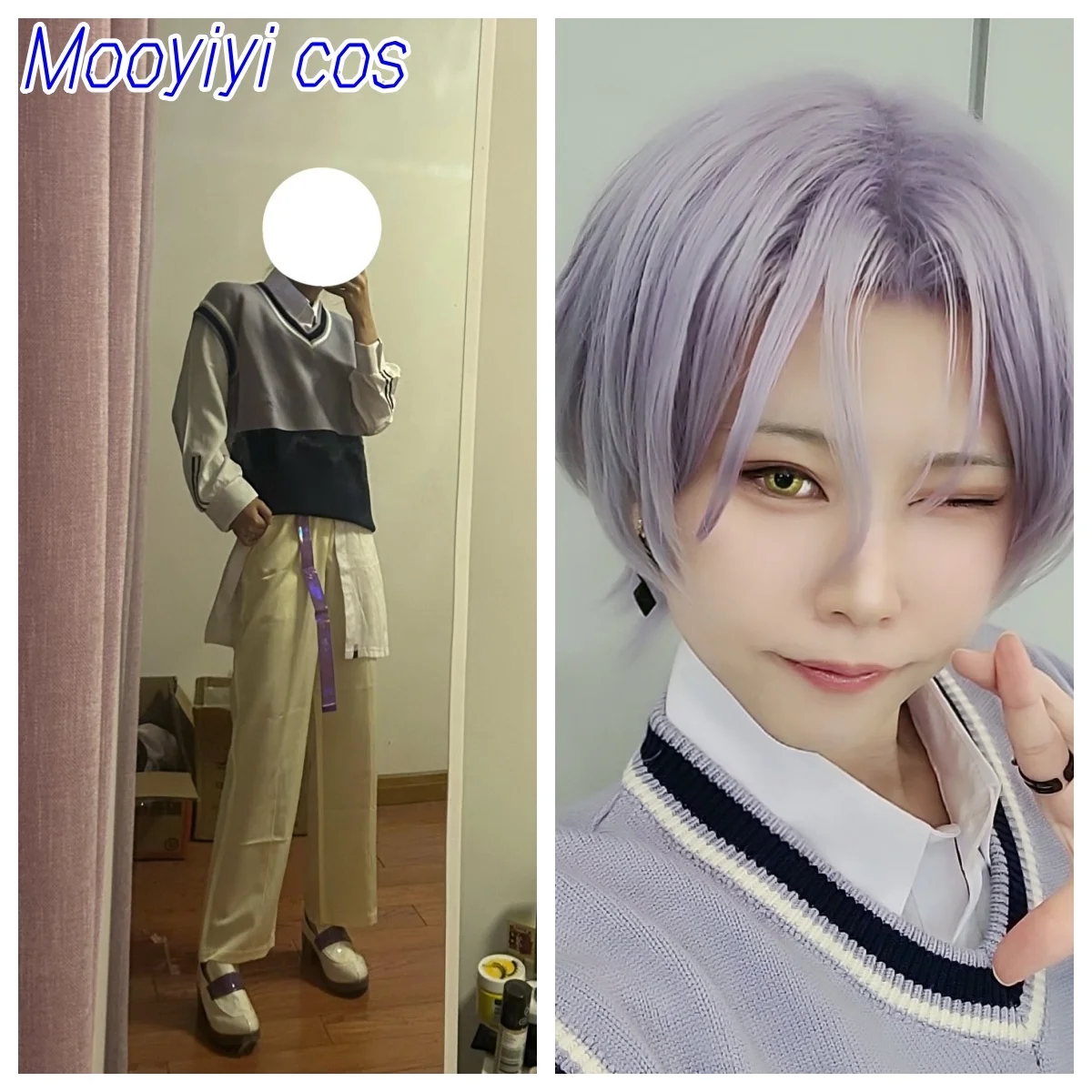 New AnimeGame 18trip R1ze Cosplay costume Halloween Christmas Role Playing Party Game Anime S-XL New Daily color blocked sweater