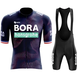 Mens Cycling Clothes Pants Man UCI BORA Men's Outfit Set 2026 Suit Summer Jersey Shorts Blouse Bike Mtb Uniforms Sportswear Pro