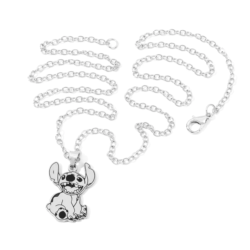 أزياء غرزة فضية اللون الفولاذ المقاوم للصدأ سلسلة قلادة للجنسين الترقوة حزب مجوهرات الإكسسوار للرجال والنساء