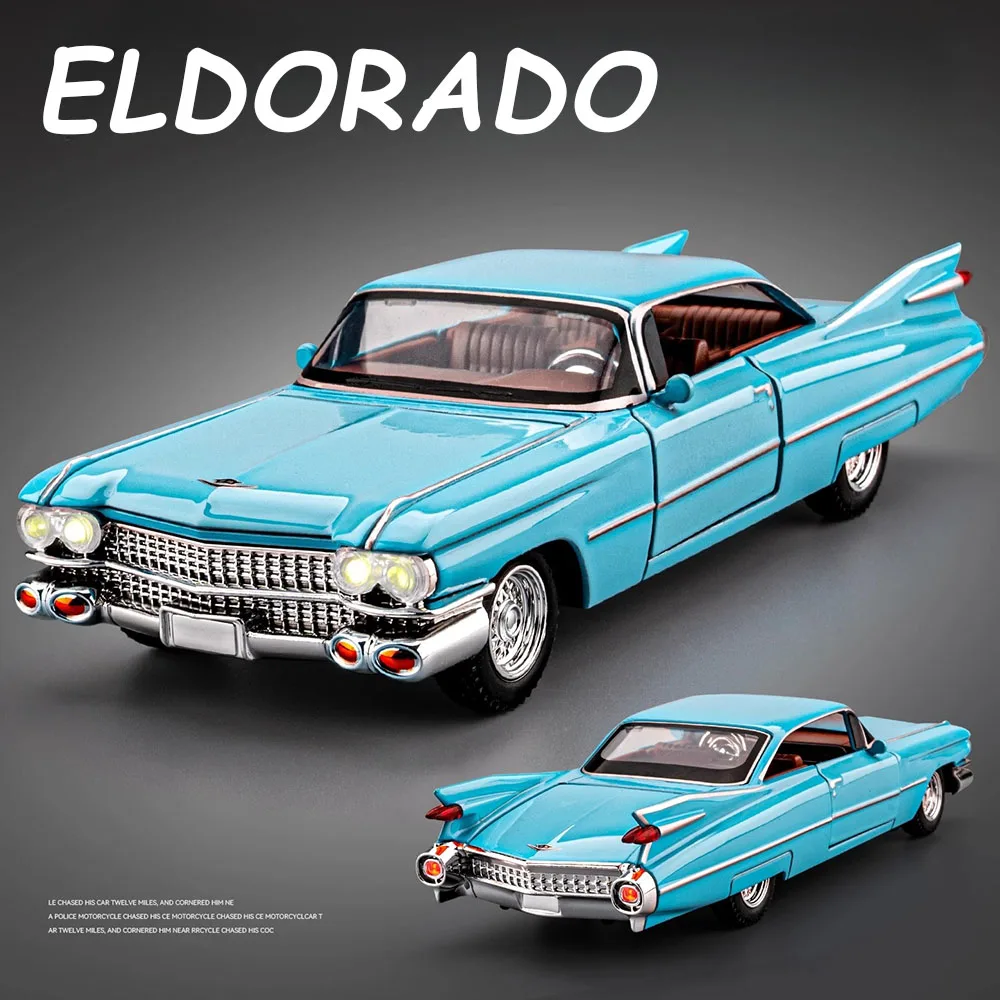 

1:32 Eldorado Escalade модель литья под давлением сплав игрушки автомобиль звук свет отступить орнамент двери открытые миниатюрные автомобили подарки для детей