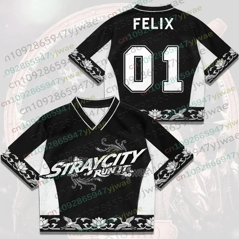 2026Elegant Oriental  Run It World Tour Mesh Jersey Felix Gift For Fans Summer Fashion Streetwear Y2k Men Women T-Shirt Clothing