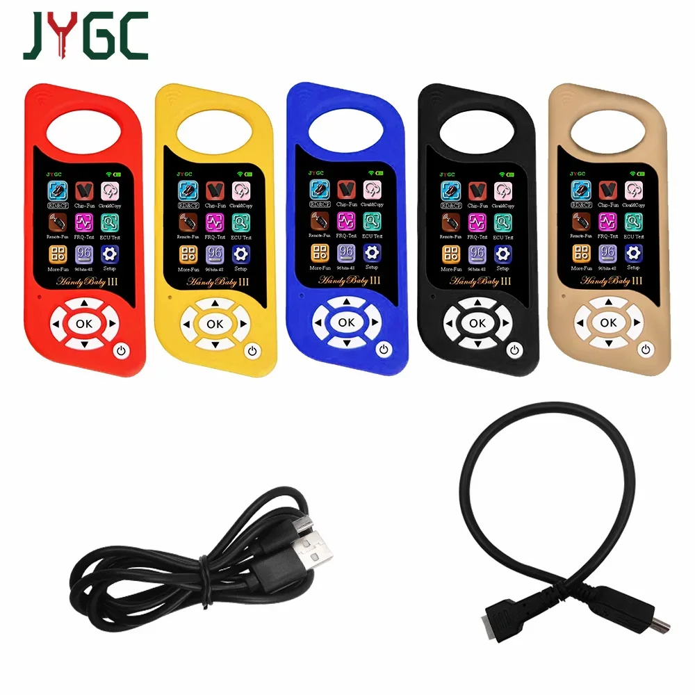 Original JYGC Remote Copier E-baby/Handy BabyIII Frequency Tester Cloud Decoding Car Key Chips With MG-K/N Remotes Free 96Bit 48