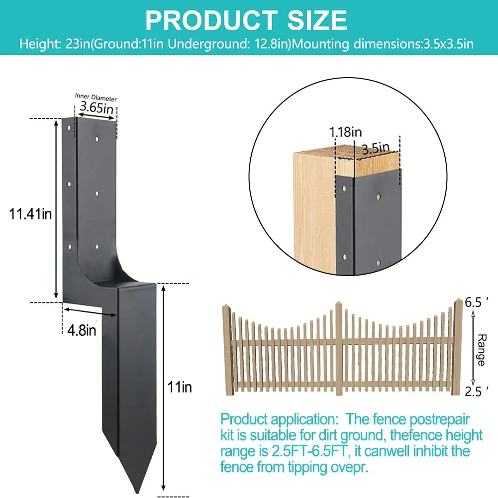 

Anchor Leaning Suitable For Dirt Ground X Inch Black Coating Ground Spike Design Heavy Duty Steel Applications