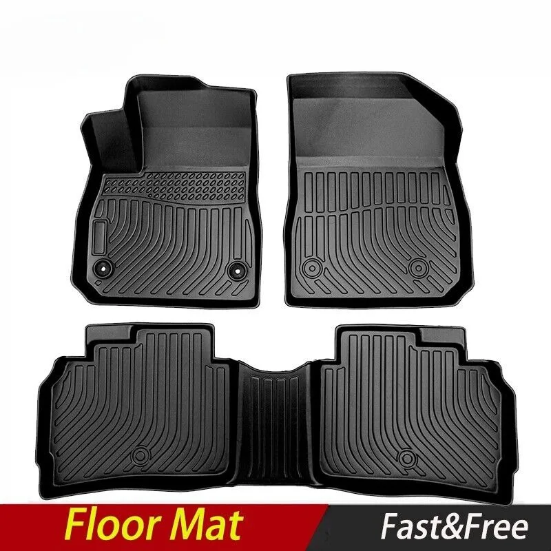 

Car Floor Mats for 2016-2023 Chevrolet Malibu All-Weather Rubber Cargo Liner TPE