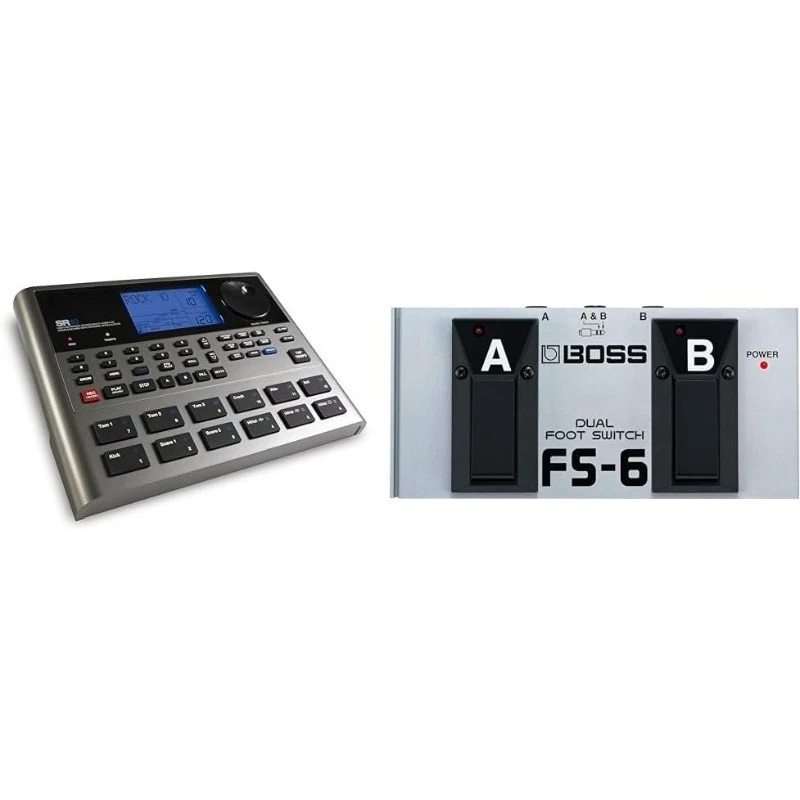 

SR-18 Studio Drum Machine Bundle with Boss FS-6 Dual Footswitch