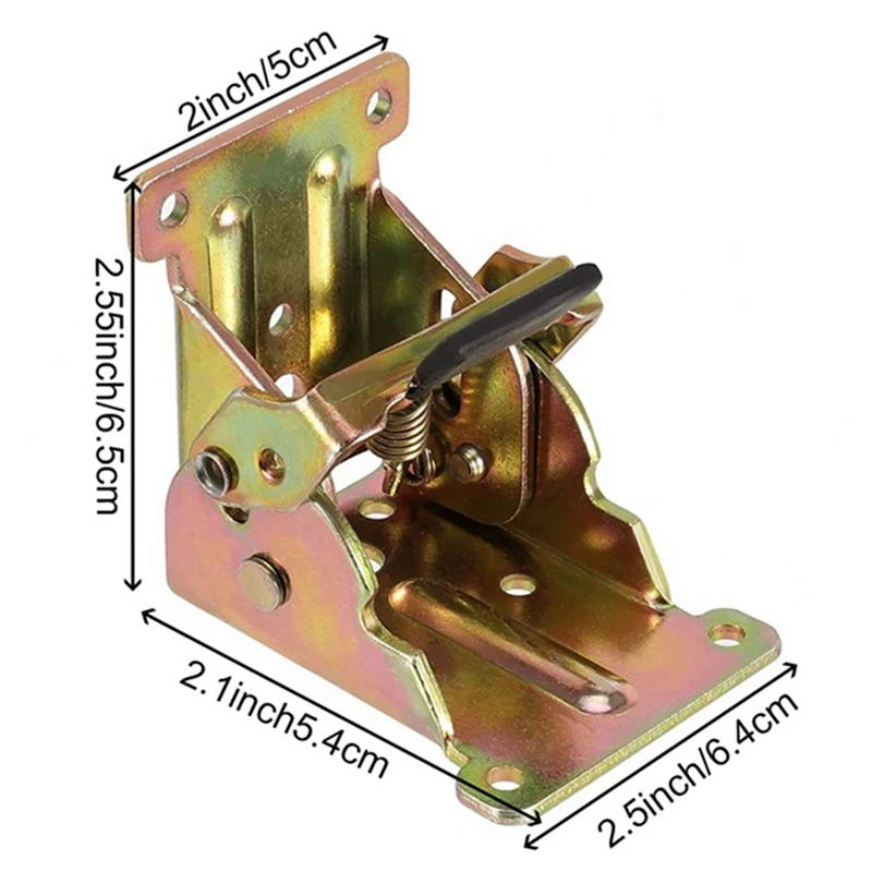 Iron Folding Hinge Table Leg Bracket Foldable Table And Chair Extension Table Foldable Self-Locking Folding Foot Hinge