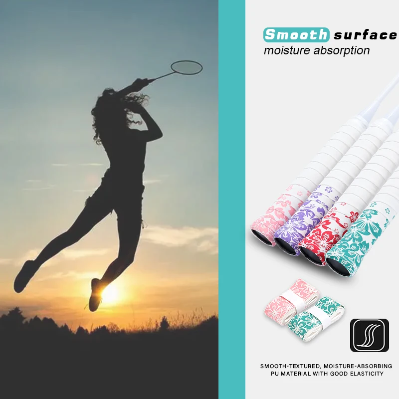 

NPY High Quality Aurora Bubble Grip Tape Shockproof Non Slip Comfortable Sweat Absorbent Breathable Badminton Tennis Wrap