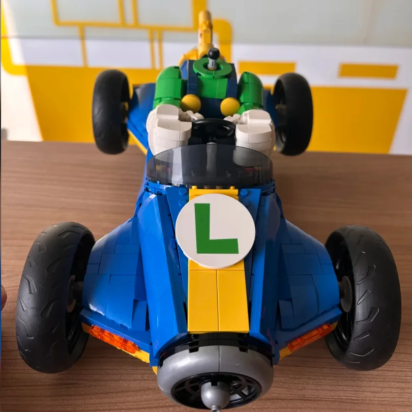 2026 Hot Toys 2234Pcs Marioed Standard Kart Mach 8 Building Blocks Classic Game Racing Car Puzzle Model Ornament Birthday Gifts view 5