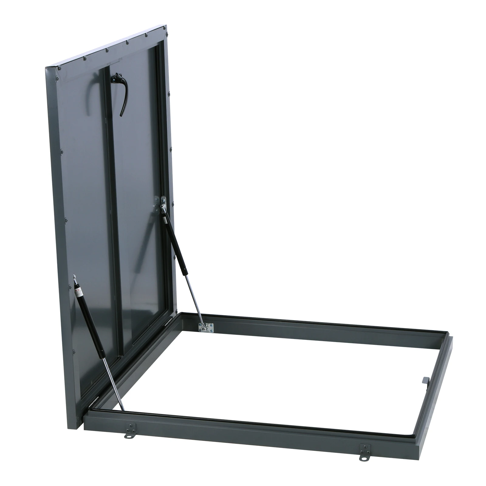 

Люк-окно для доступа на крышу 35.83x35.83 дюйма с газовым амортизатором и ручкой для склада, чердака, подвала, промышленности