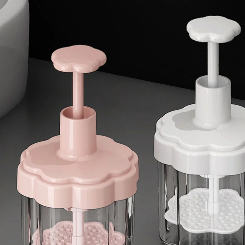 Compact Durable Facial Cleaning Foam Maker Clear Bottle Portable Reusable Foaming Bottle Face Wash Bubble Maker Skincare Bubble