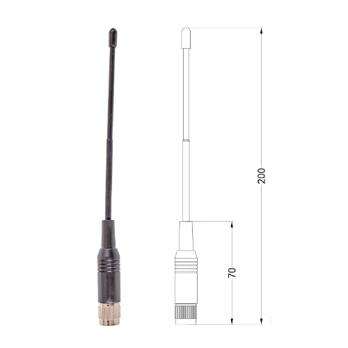 LORA data transmission antenna TNC male connector of 400- 470MHZ K823 radio antenna