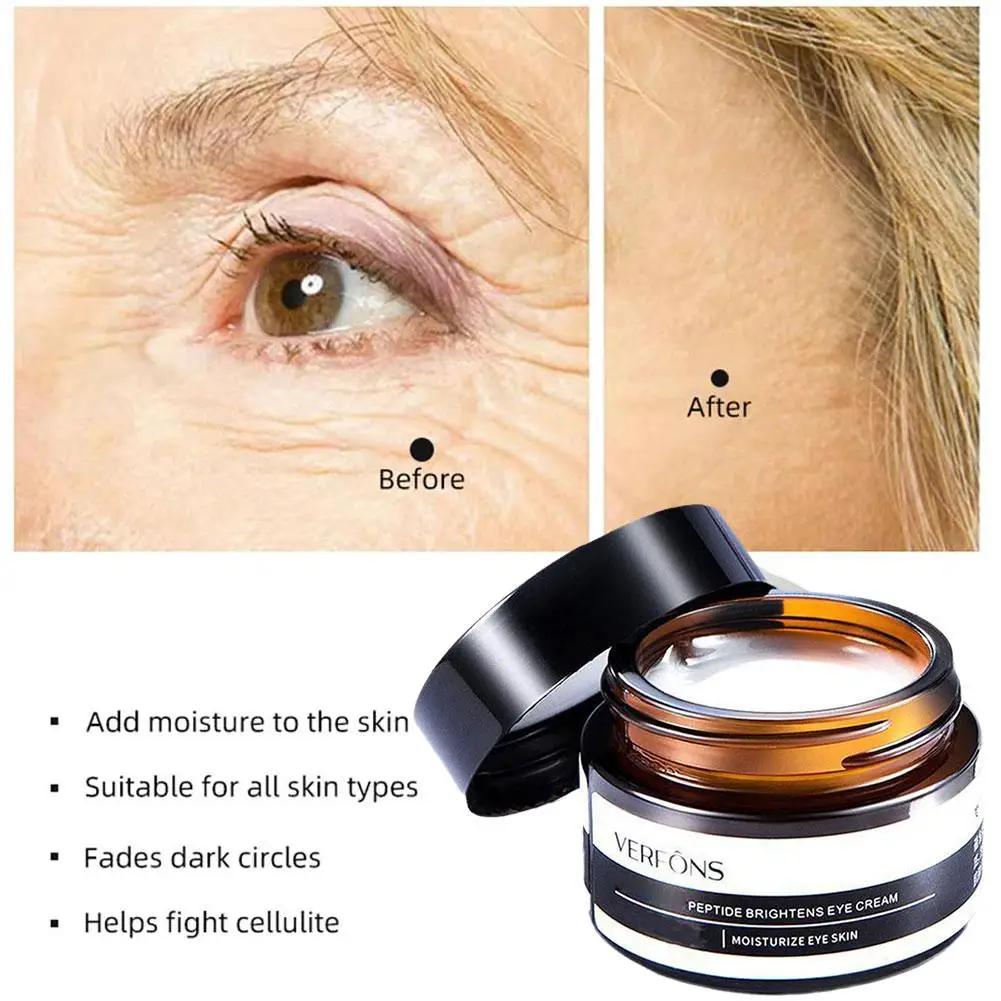 Snake Peptide Eye Cream Smoothes Fine Lines And Dark Eye Soothing Moisturizing Cream Essence Eye Care Circles, P4z3