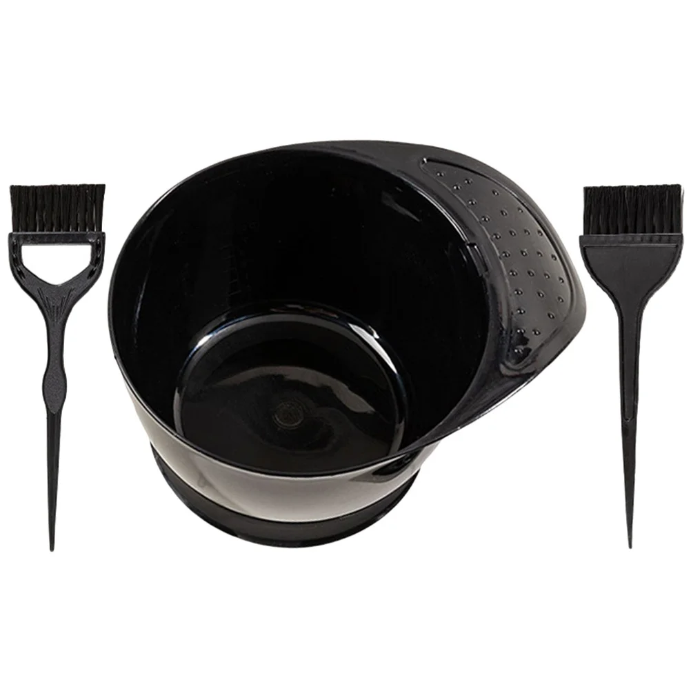 مجموعة واحدة من أوعية الصبغ، مجموعة فرشاة تلوين الشعر، للاستخدام المنزلي في الصالون، أدوات صبغ الشعر البلاستيكية المتينة وخفيفة الوزن