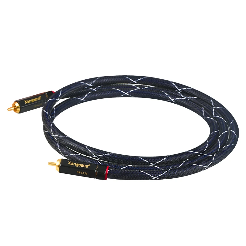 Âm Thanh HiFi RCA Kỹ Thuật Số Cáp Đồng Trục 75Ohm IT65G Mạ Bạc Khuếch Đại Loa Siêu Trầm Dây