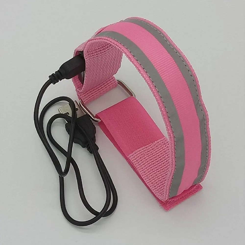 Fascia da braccio per corsa notturna per sport all'aria aperta - Luce LED ricaricabile tramite USB, cinturino di sicurezza riflettente per ciclismo e corsa