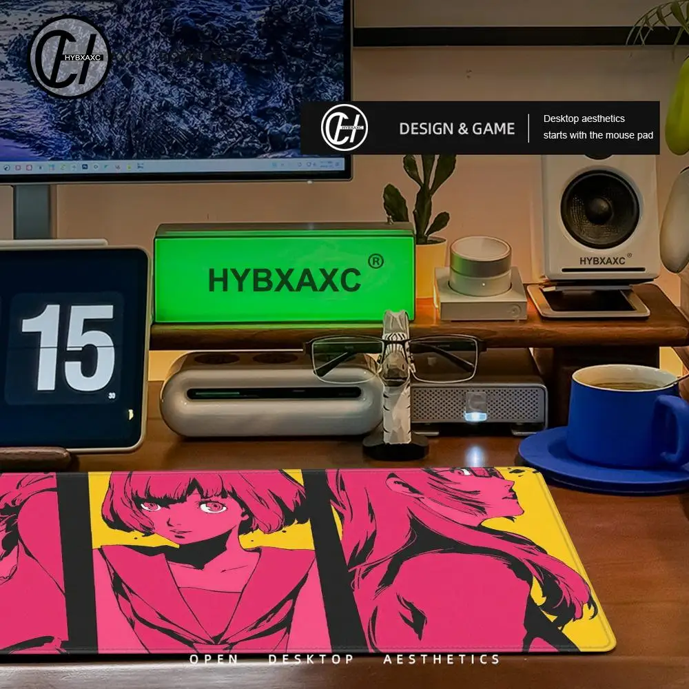 Persona 5 Mouse Pad Cute HD Desk Pad Extended Gaming Keyboard Mats Large 90x40cm XXL Gamer Mousepad