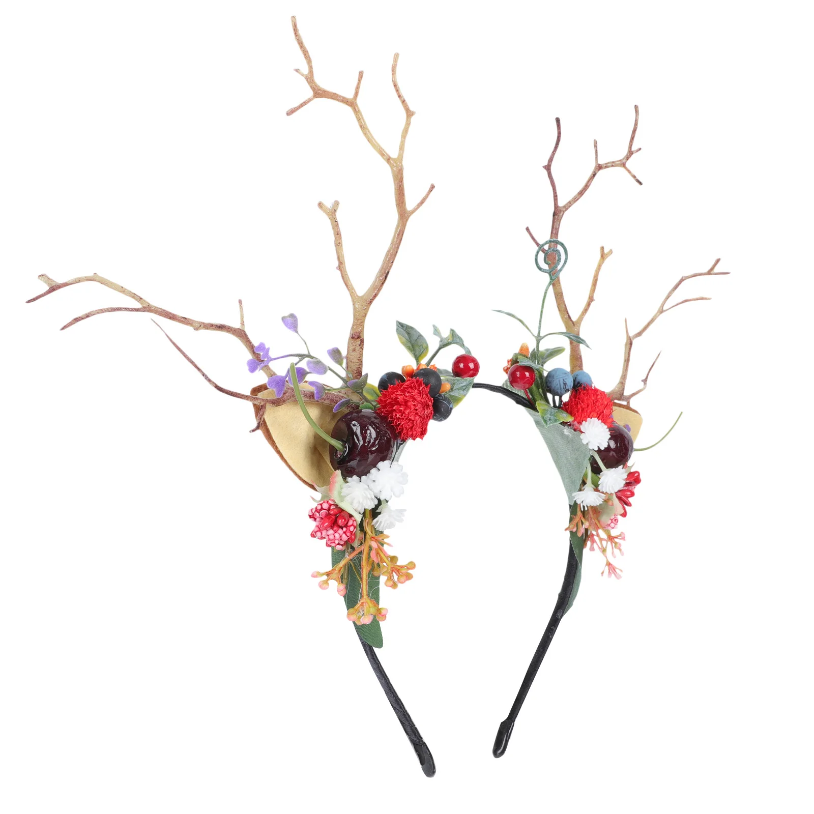 

Antler Headb Costume Accessory Colorful Headdress Prop Hair Decor Party Supply Festival Halloween Party Supply Adorn