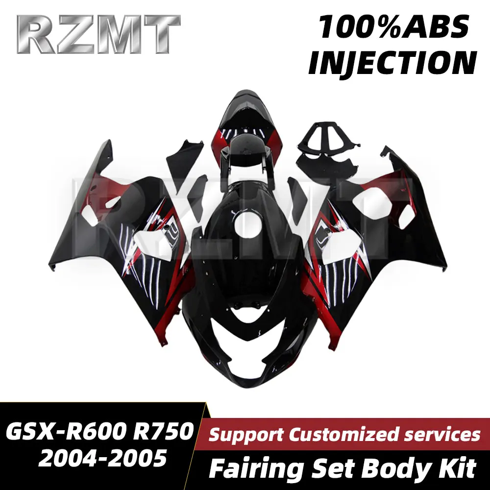 Voor Suzuki GSX-R600 R750 04-05 K4 K5 Kuip Motorfiets Set Plastic Guard Plaat Body Kit Decoratie Accessoires Injectie shell