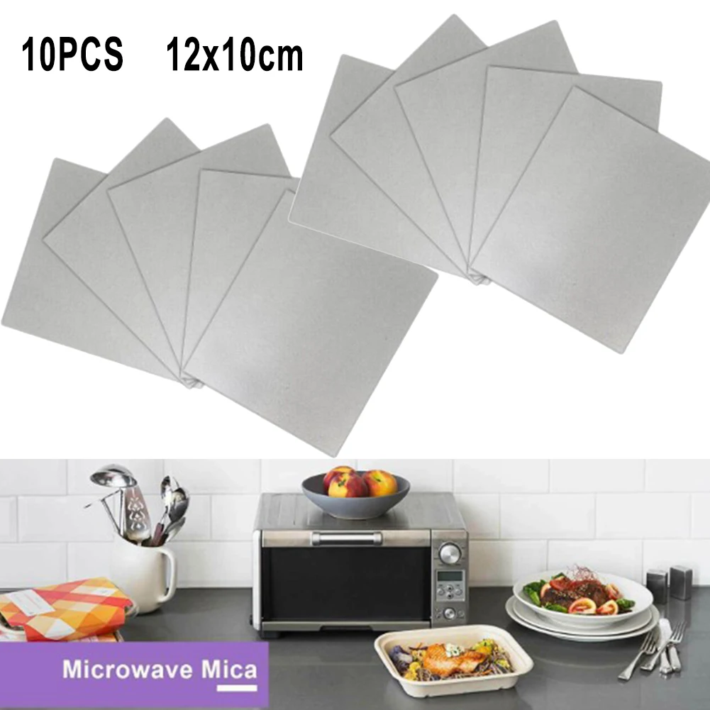 10pcs Microwave Oven Mica Sheet Wave Guide Waveguide Cover Sheet Plates Hermal Insulation Anti-oil Baffle Microwave Repare Parts