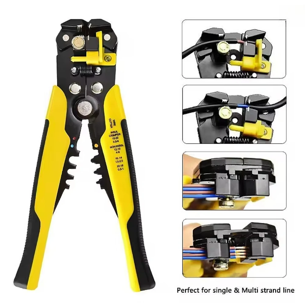 

Multifunctional automatic stripping pliers Cable wire Stripping Crimping tools Cutting Multi Tool Pliers Hand tools