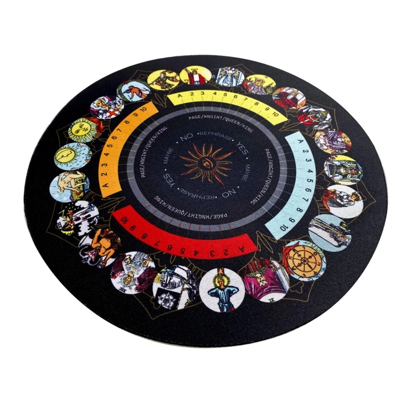 Tarot Divination Tapestry Tall Cloth Divination Card Cushion Pad Rubber