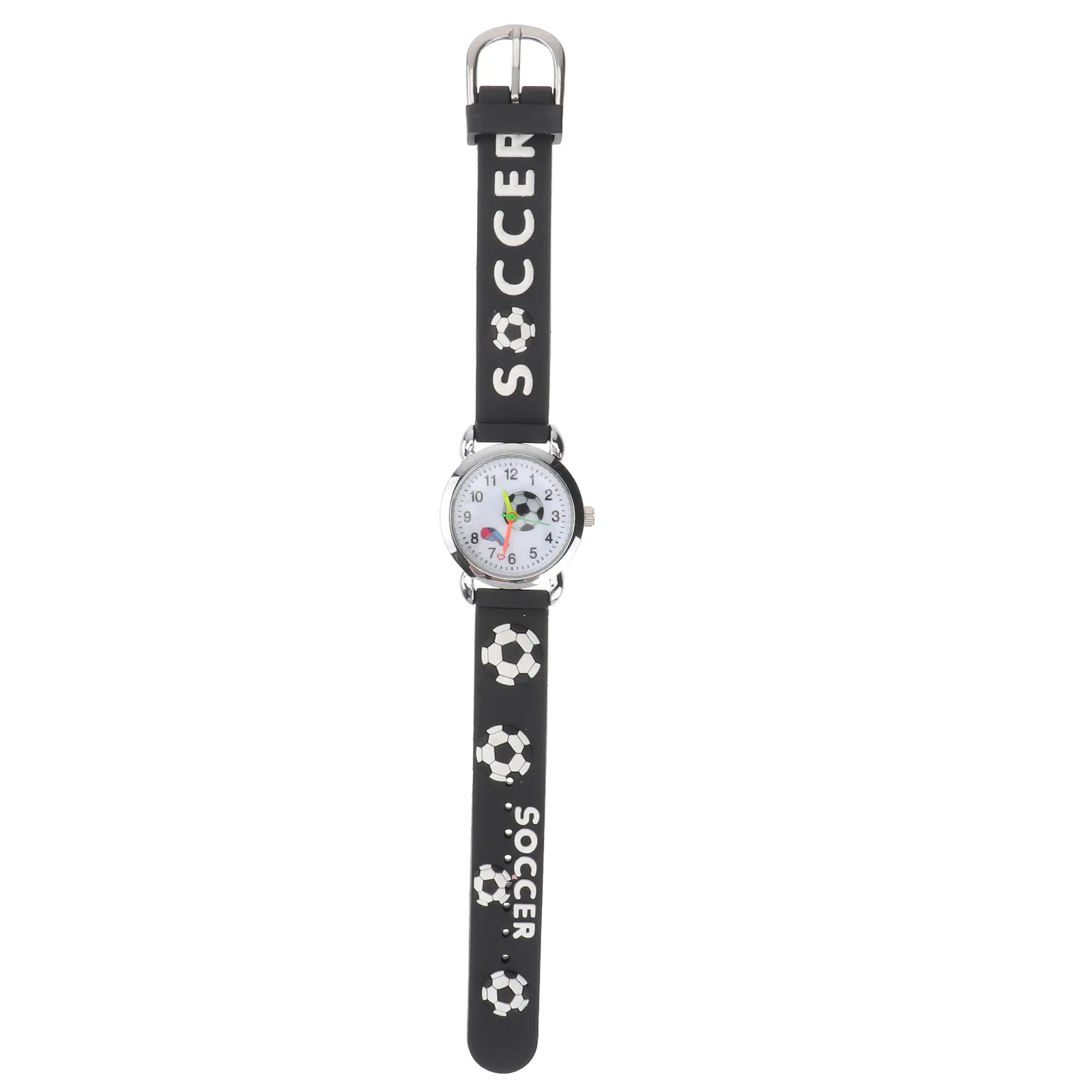 

Football Quartz Durable Soft Strap Watch For Kids Wristwatch Kids Quartz Watch Birthday Gift Soccer Theme Watches