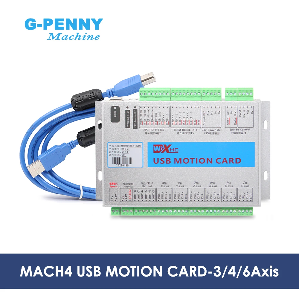 usb motion card controller para cnc maquina de corte de gravura xhc mkx m4 mach4 frequencia axis 2000khz mach 4 01