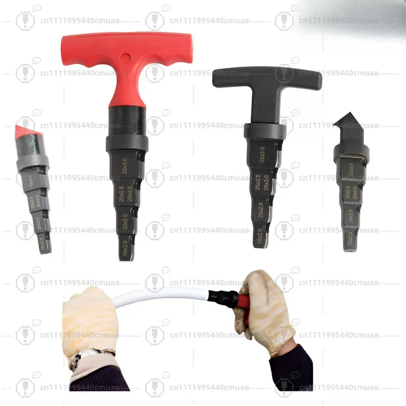 Aluminum-plastic tube chamfer Aluminum-plastic tube reamer round inner chamfer with blade 4-in1 does not damage the sealing ring