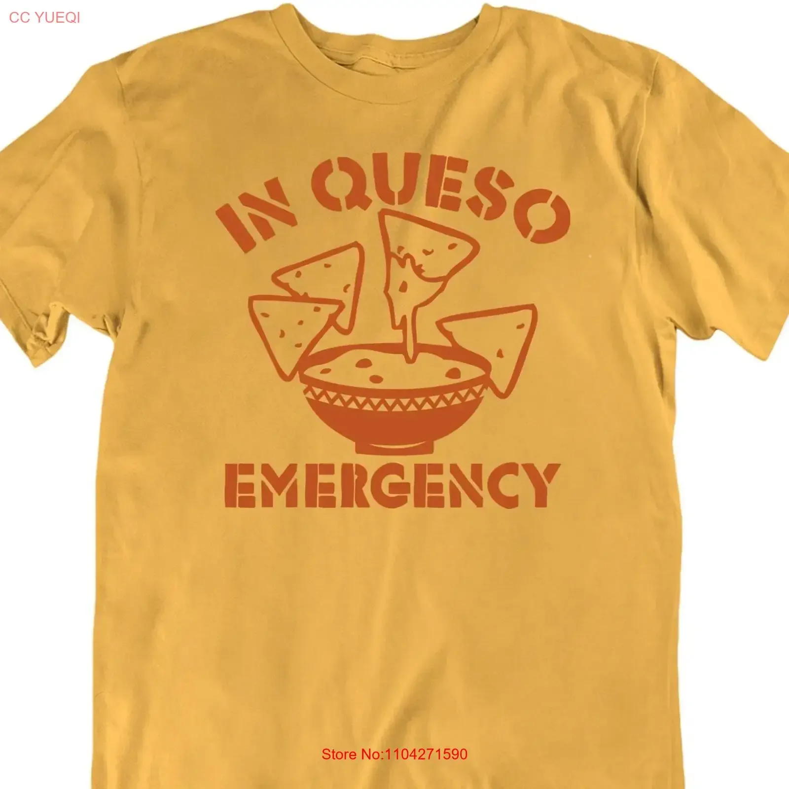 IN QUESO EMERGENCY T Shirt Funny Mens Novelty Womens vintage Washed designer clothes Soft Breathable streetwear Unisex Stylish