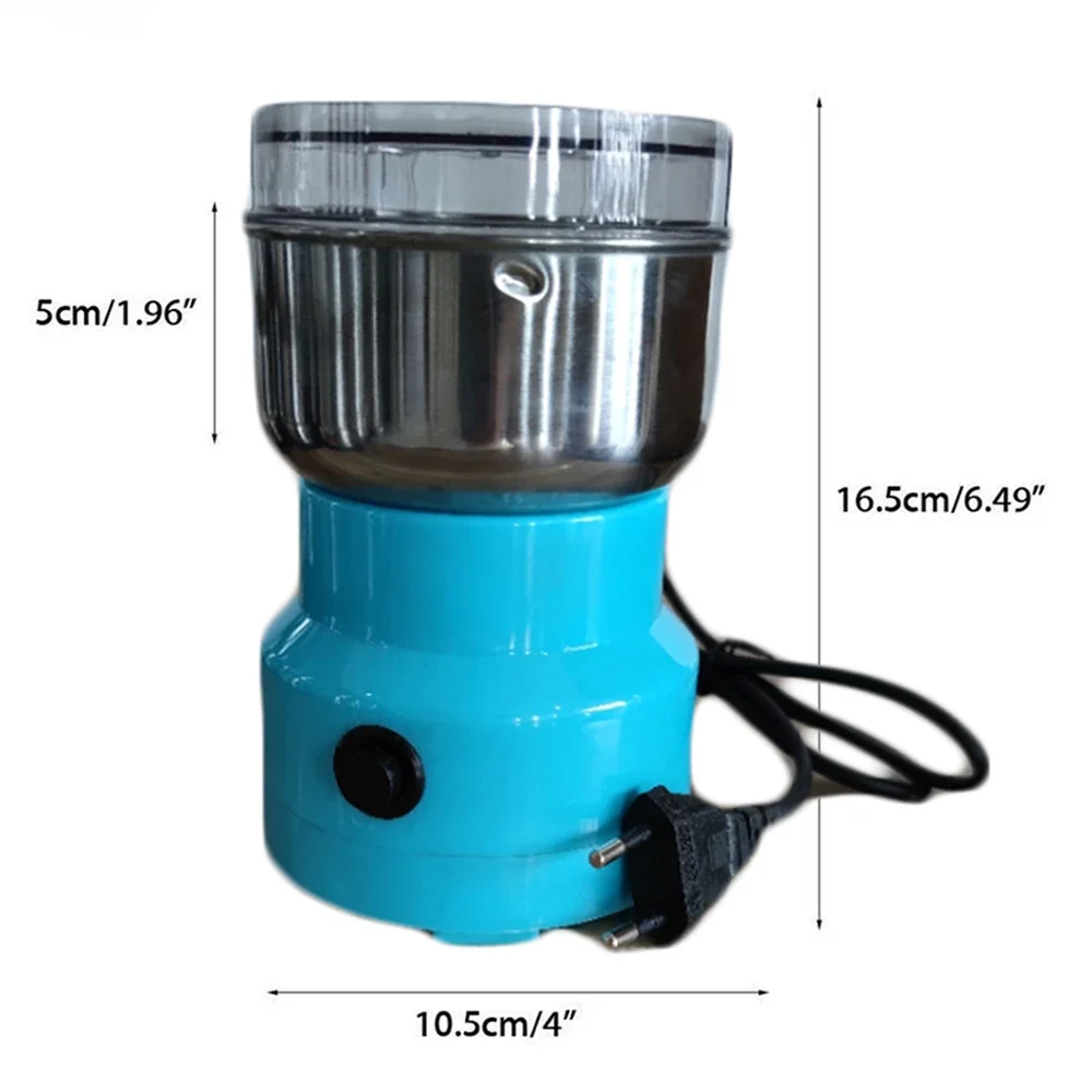 Electric Herb/Spices/Nuts/Grain/Coffee Bean Grinding Miller Machine EU Manual Grinder Coffeeware 22000 Rpm Grinding Kitchen