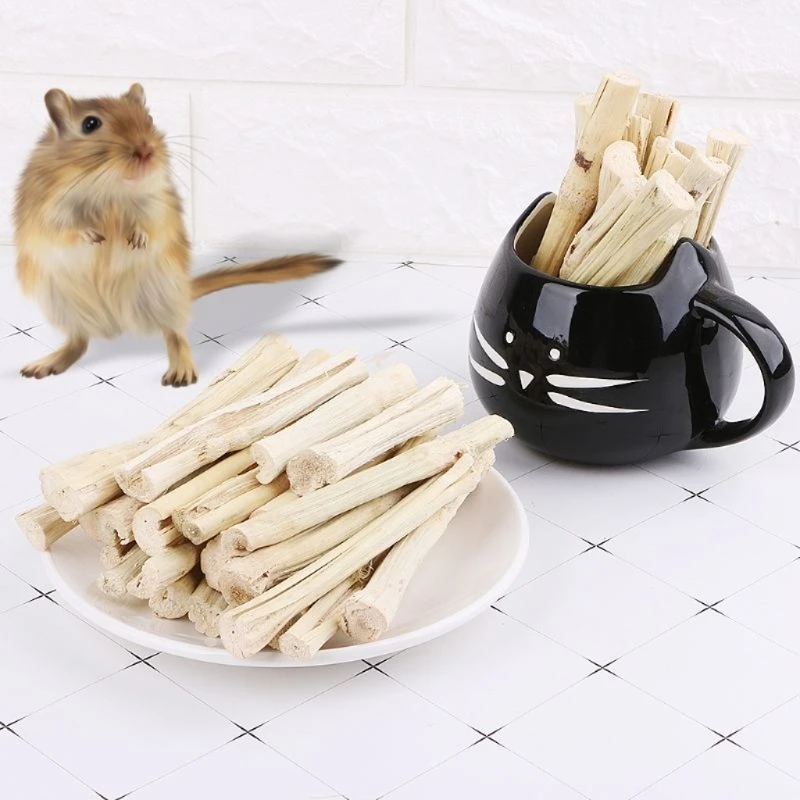 Sweet Bamboo 500g Household Rabbit Eating Chewing Snacks Supplies for Small Pets Tooth Training Accessory D08D