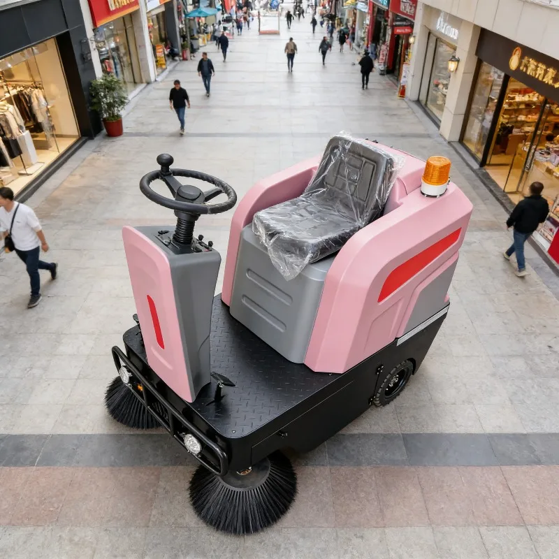 

Powerful Electric Ride On Floor Sweeper With 3000W Motor For Heavy Duty Industrial Debris Removal Professional Sweeping Gear