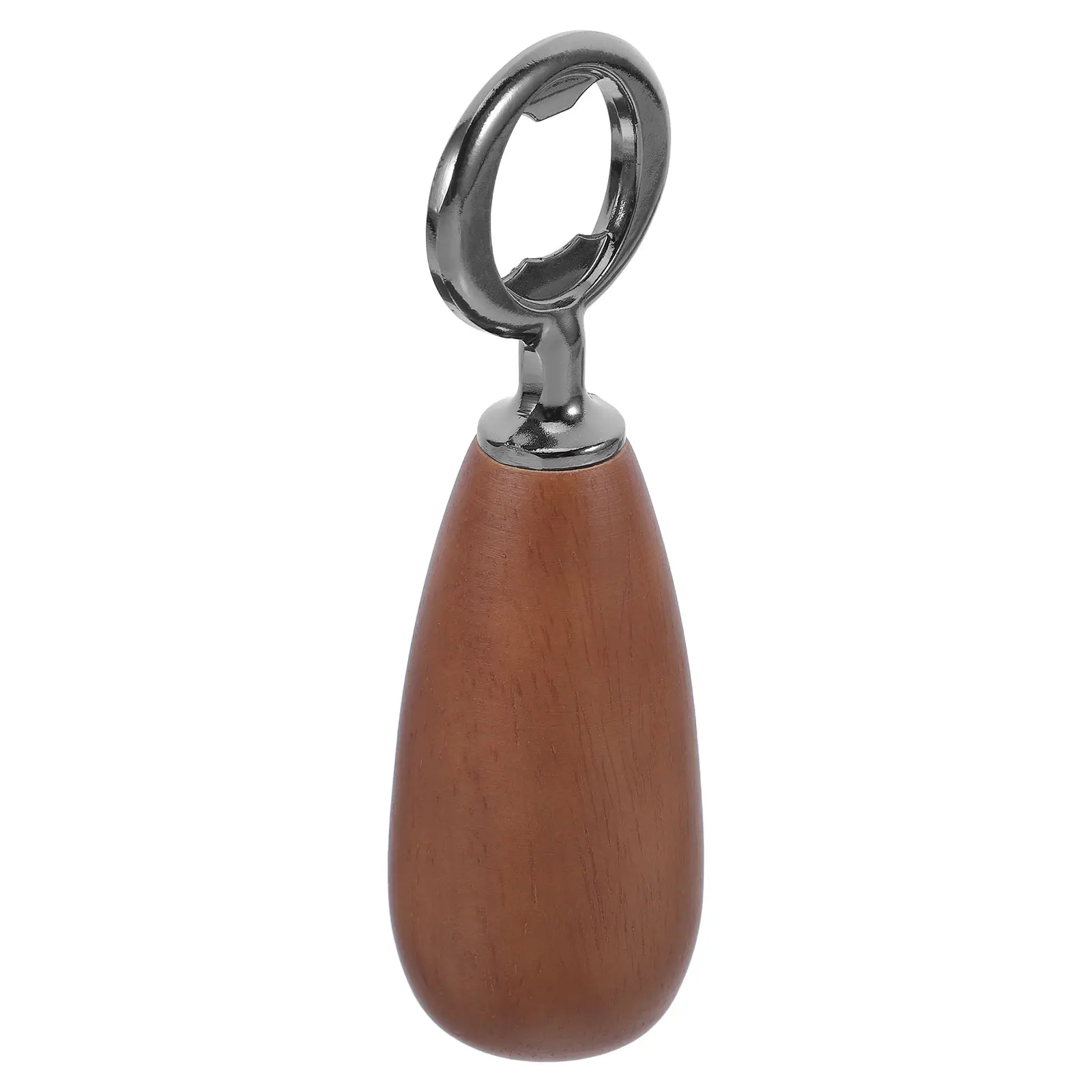

Bottle Opener Wood Handle Comfortable Grip Portable Home Gatherings Metal Smooth Opening Beer Soda Beverages Juice