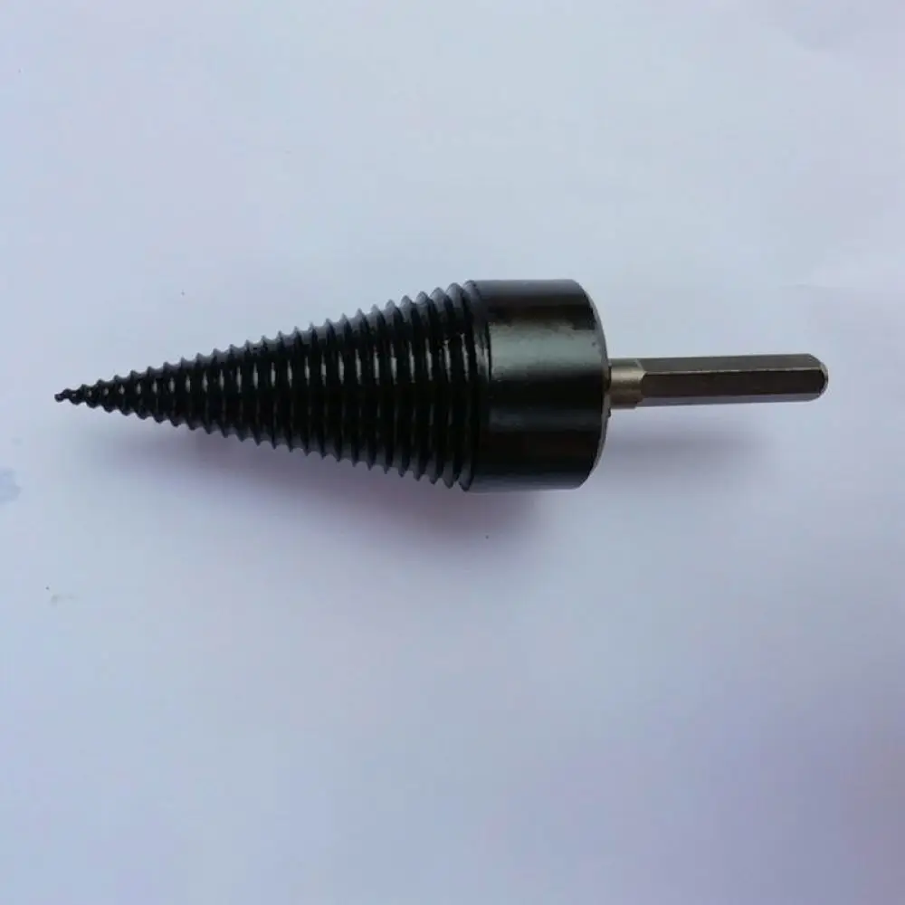 High Strength Wood Splitter Drill Bit Steel Cone Driver For Firewood Processing Electric Hammer Drill Impact Drill Bits