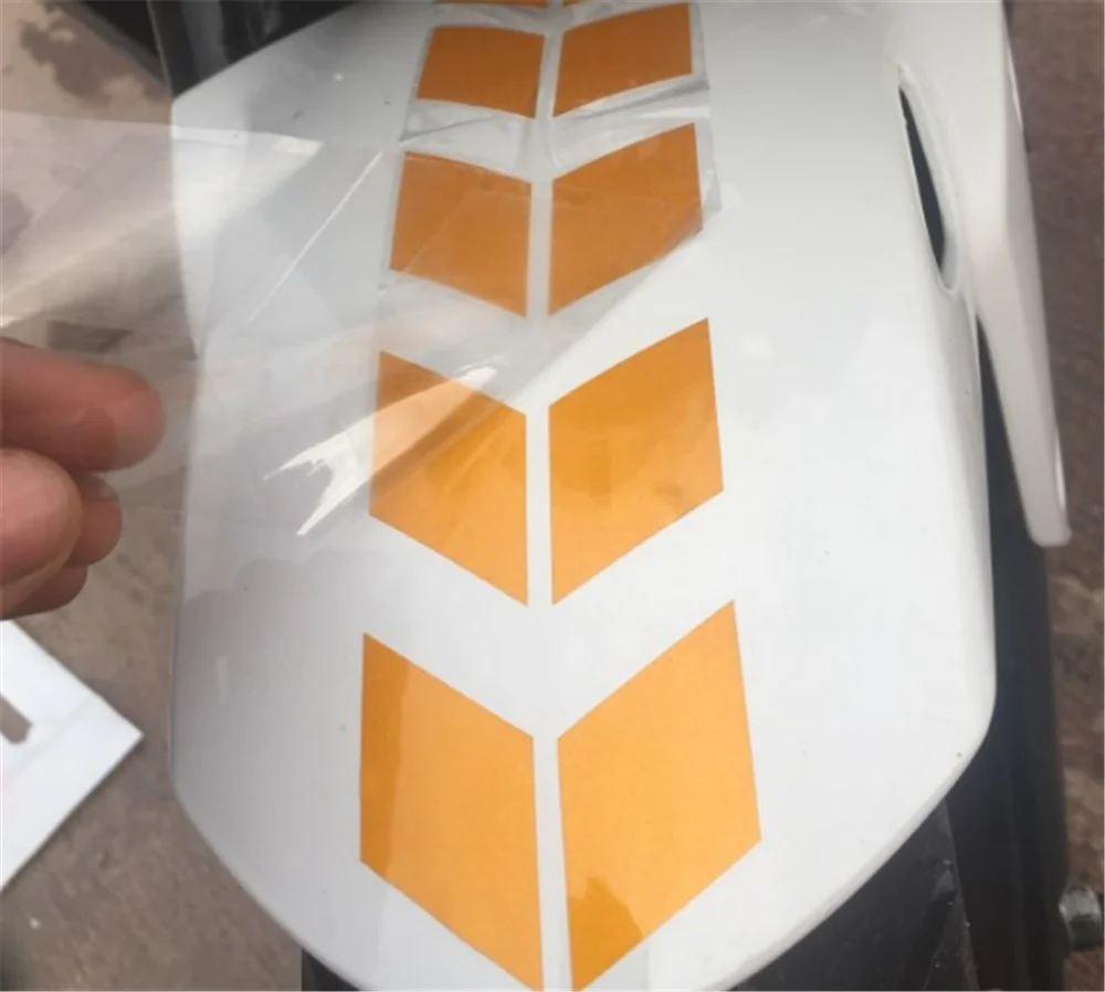 

Motorcycle shape reflective sticker wheel fender decal decoration for YAMAHA TRophy SE TT 600 FZR 600 FZR 600R 400 RR RRSP