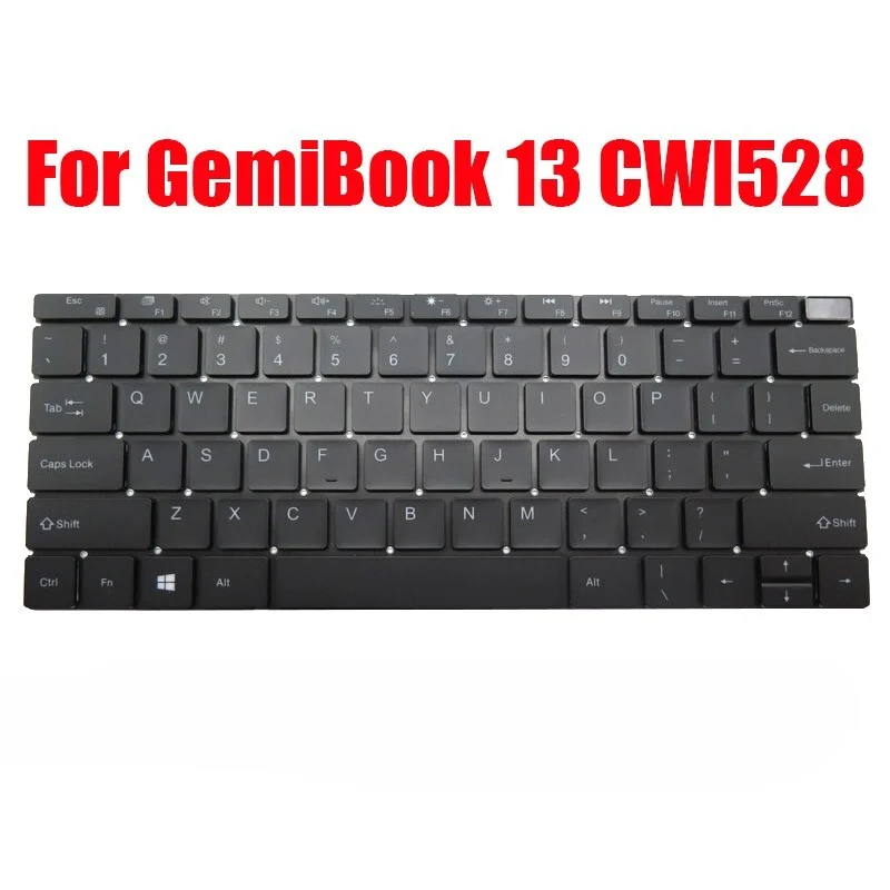 Clavier rétroéclairé américain pour Chuwi GemiBook 13 CWI528, CoreBook Pro 13 CW1528 claviers d'ordinateur portable américain rétro-éclairage MB2757001 PRIDE-K3918