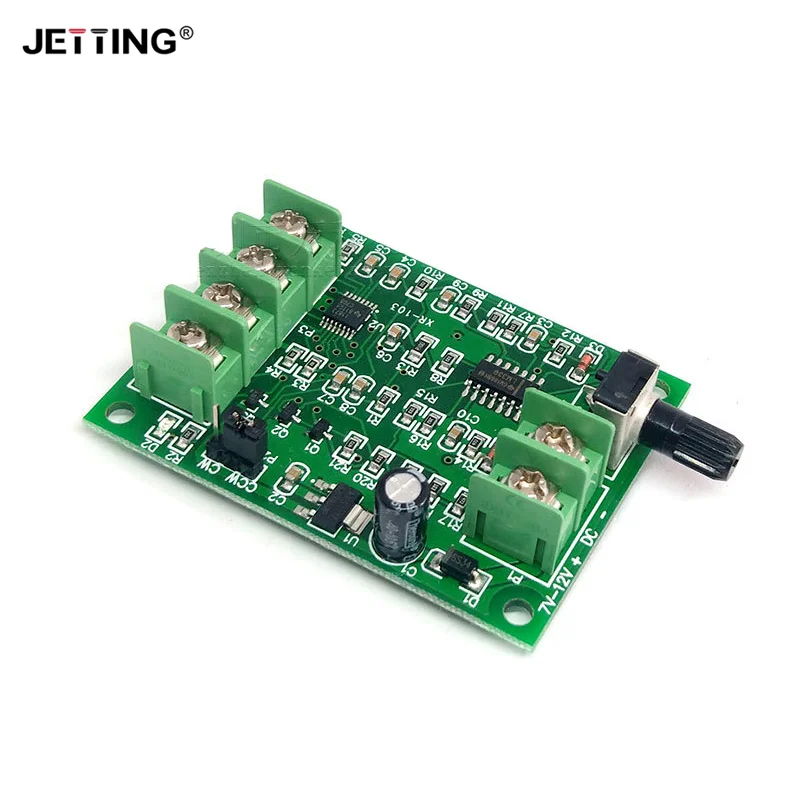 1PC Hard Drive Motor 3/4 Wire 7V-12V Brushless DC Motor Driver Controller Board With Reverse Voltage Over Current Protection