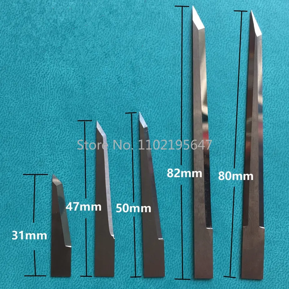 10Pcs Lengthening Vibrating Knife Oscillating Blade CNC Cutter Leather Foam