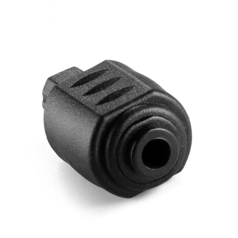 Negro óptico Mini conector Adaptador de Audio Jack de 3,5mm hembra a macho Digital conector Toslink para reproductor de amplificador venta al por mayor