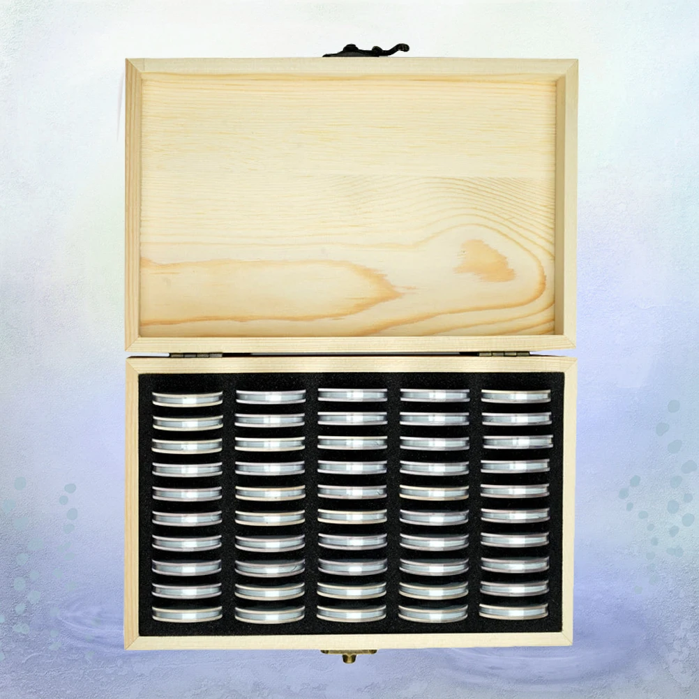 Gedenkmünze Schutzbox Vitrine Zartes chinesisches Sternzeichen Kit Bambus