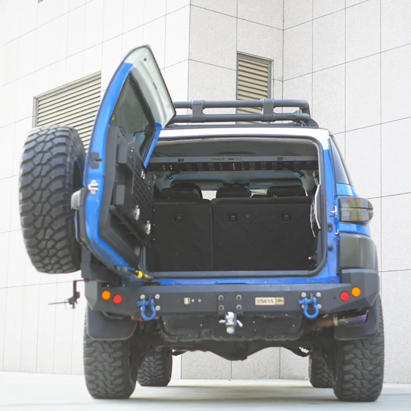 Trunk Box Storage Rack For Toyota FJ Cruiser Roof Rack Modification Auminum Alloy Trunk Stowing Tidying FJ Cruiser Storage Shelf