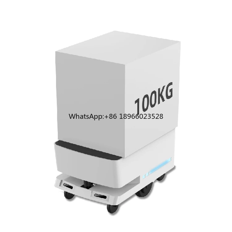 Autonomous 4Wd Mobile Agv Robot Restaurant Warehouse Delivery Wheel Chassis Platform  Factory delivery robot chassis