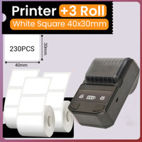 58mm Receipt Printer Portable Wireless Bluetooth Thermal Printer Ticket Bill Printing Papers Roll Small Pocket Label Printer