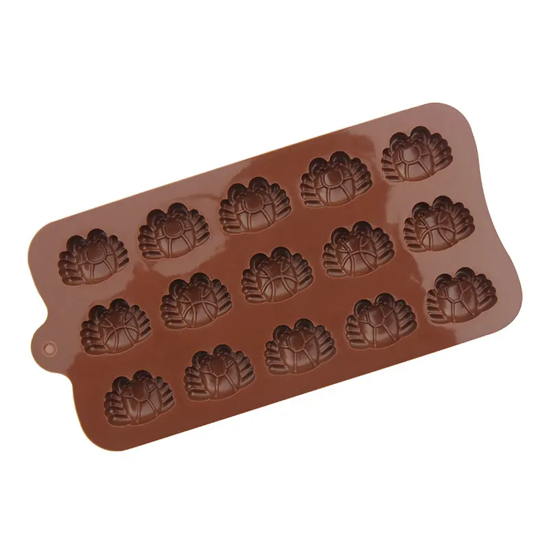 Cute Crab Shape Chocolate Mold Candy Silicone Mould Jelly Pudding Fondant Molder Baking Tool