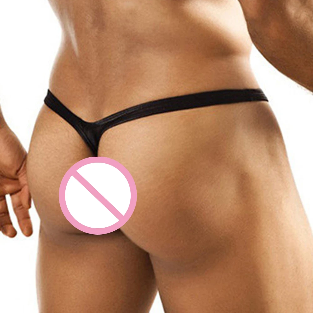 

Mens U-convex Pouch G-strings Low-waist Lingerie T-back Thongs Briefs Underwear Underpants Man Sexy Elastic Panties