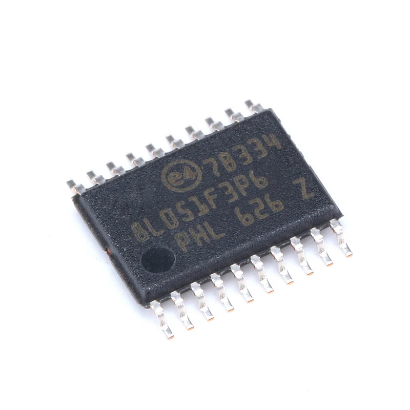 Original genuine STM8L051F3P6TR TSSOP-20 16MHz/8KB flash memory/8-bit microcontroller MCU