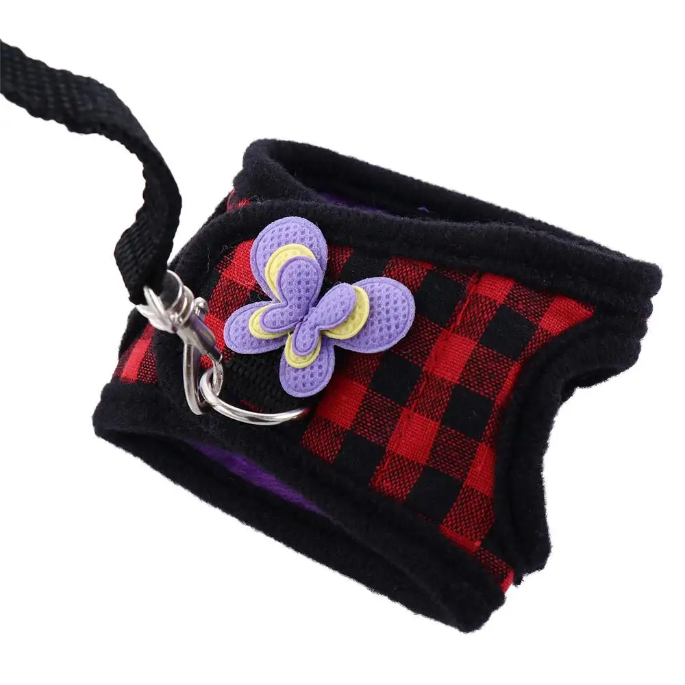 動物用アクセサリー アウトドア ウォーキング用 ギニアピッグ服 ハーネス リーシュ チェストストラップ ベスト リーシュセット 小型ペット用品