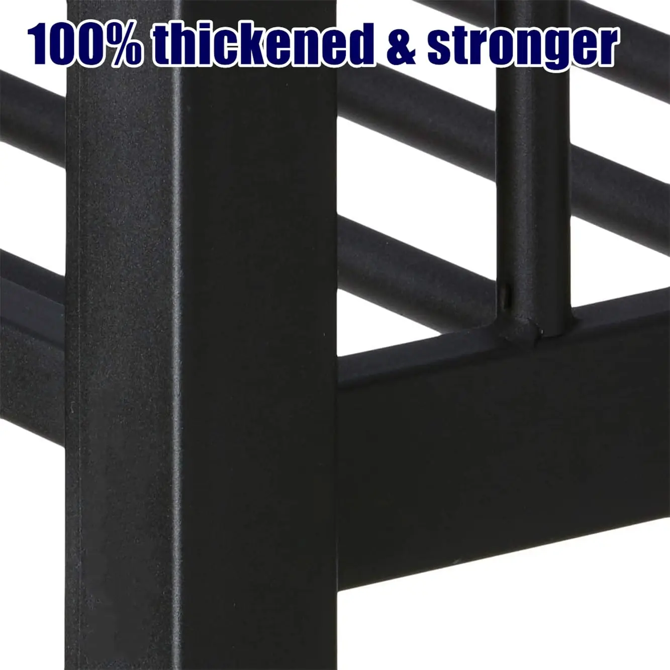 Upgraded Heavy Duty Metal Twin XL Bunk Bed Frame, Thickened Stable Steel Bed Frame for Dorm Bedroom, Customized view 4