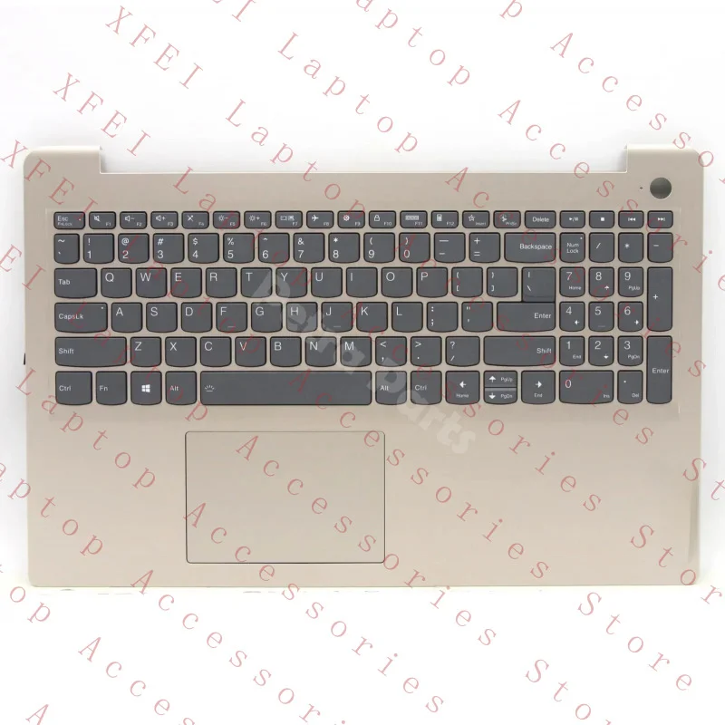 

C Palmrest Upper Case US Keyboard Backlit For Ideapad 3-15ITL6 82H8 3-15ALC6 Sand