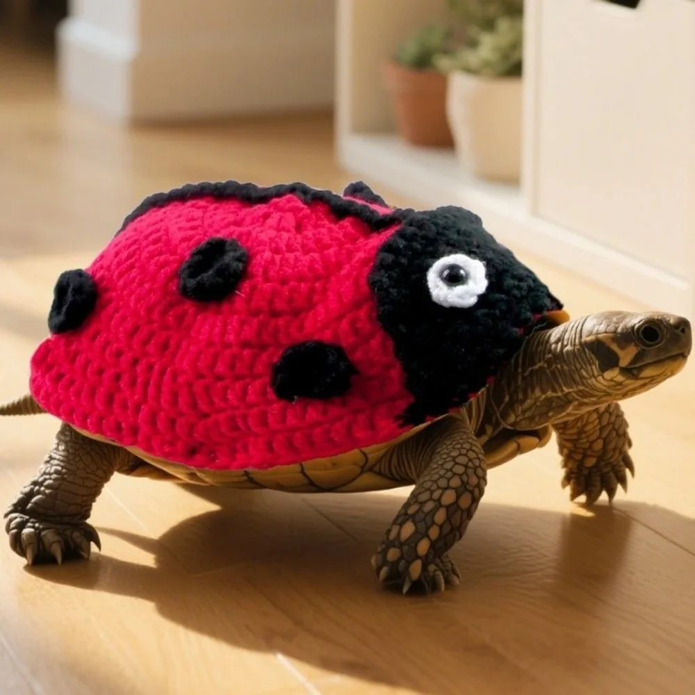 

Funny Cartoon Turtle Sweater Frog Flexible Fit Turtle Costume Adjustable Knitted Pet Turtle Outfit Tortoises Supply